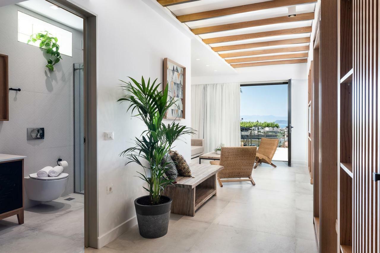 Blue Island Luxury Apartment Kato Daratso Dış mekan fotoğraf